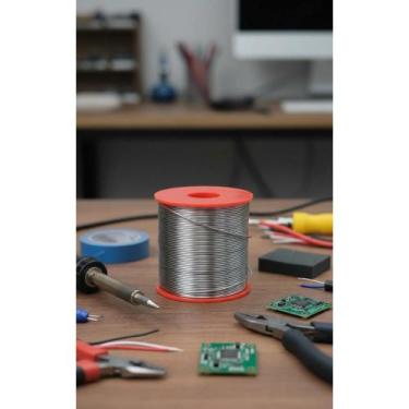 Imagem de Ferro Solda Lápis 20W Precision: Solda 0.5mm + Fluxo - Congratulations