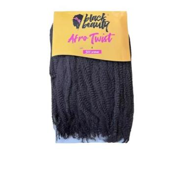Imagem de Cabelo Fibra Sintética Afro Twist  (300g) Black Beauty - Black  Beauty
