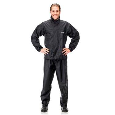 Imagem de Capa De Chuva Motoqueiro Nylon Pantaneiro Com Gola Tam Gg