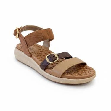 Imagem de Sandália Modare Cameramelo Feminino Anatómico Macio -, 36, Camel, Tan,