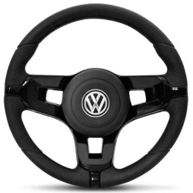 Imagem de Volante Esportivo Mustang Preto Fusca De 1978 Em Diante - Volkswagen