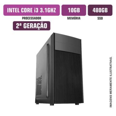 Imagem de Computador Flex Computer Intel Core I3-2100 10GB SSD 480Gb Windows 10