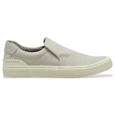 Imagem de Tenis Aramis Masculino Daily Slip Canvas Casual Conforto, Bege, 41