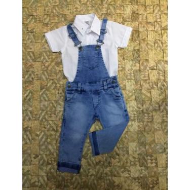 Imagem de Macacão jeans para bebê - Dudinha kids 