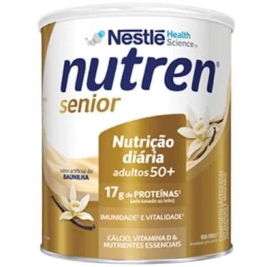 Imagem de Composto Lácteo Nestlé Nutren Senior 50+ baunilha, lata, 1 unidade com