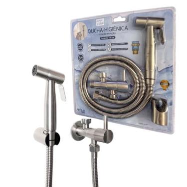Imagem de Ducha Higiênica Flvx Hidro de INOX 120cm com Derivação e Gatilho Intel