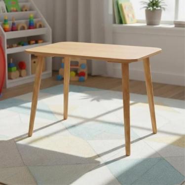 Imagem de Mesa Infantil de Atividades CR50275 para Rotina da Criança Natural Mul