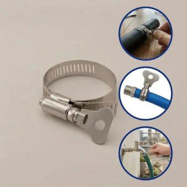 Imagem de Kit 10 Abraçadeira Borboleta Inox 18-32mm Para Mangueira - Lotus