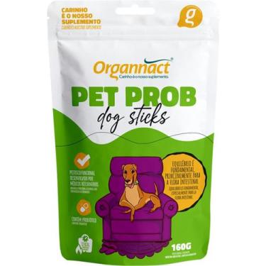 Imagem de Suplemento Organnact Pet Prob Dog Sticks para Cães - 160g