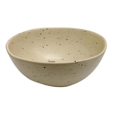 Imagem de Bowl de Cerâmica Mulino para Sopas e Sobremesas Design Sofisticado Uso Diário Bege Wellmix