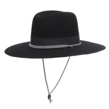 Imagem de Chapéu de Feltro Preto Talassa Pralana 30781, G, Preto
