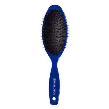 Imagem de Escova De Cabelo Para Mega Hair E Perucas Marco Boni, Azul Marinho