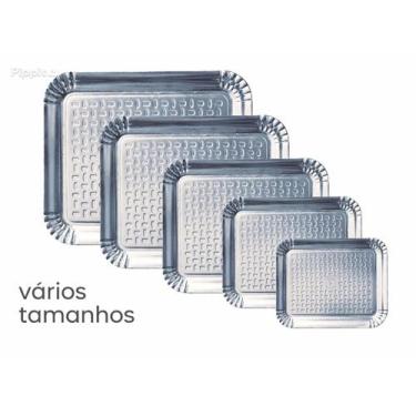 Imagem de Bandeja laminada numero 7 - 41 x 50 centimetros pacote com 20 unidades