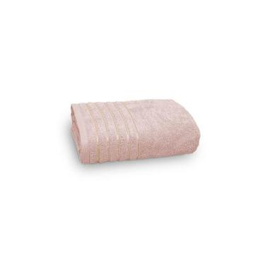 Imagem de Toalha de Rosto Golden 50x80cm Algodão Gramatura 500g - Genérico, Rosa
