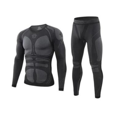 Imagem de Roupas Esportivas Térmicas De Compressão Respirável E De Secagem Rápid