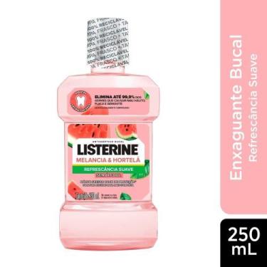 Imagem de Enxaguatório Bucal Listerine 250ml  sem Álcool, Melancia e Hortelã - J