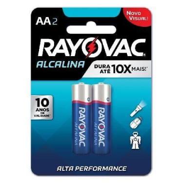 Imagem de Pilha Alcalina Aa Com 2 20853 - RAYOVAC