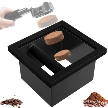 Imagem de Caixa de Descarte Drphiru em Aço Inoxidável 14x15 cm Preta