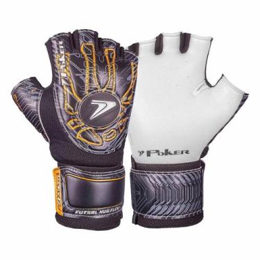 Imagem de Luva Poker Hug Flex 4, Preto, Dourado, 11