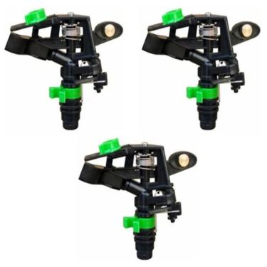 Imagem de Aspersor Irrigação Impacto Setorial e Circulo Cheio - 3 Unidades