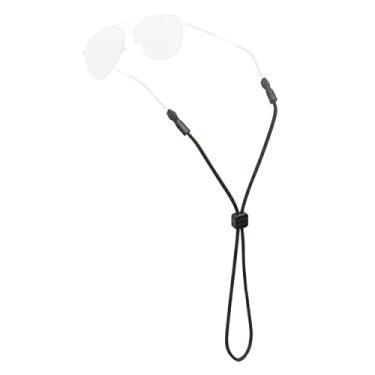 Imagem de Chums Retentor de ajuste universal de 3 mm – pontas patenteadas funcionam com a maioria dos óculos – óculos de sol e óculos unissex – ajuste ajustável, corda de nylon e feito nos EUA (3 mm, oliva)