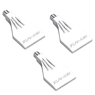 Imagem de Aopin Bocal de vento soprador G1/4 macho, orifício de ar plano, bocal de jato de vento de liga de alumínio, 3 peças