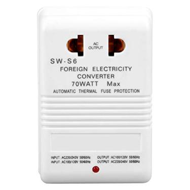 Imagem de Jectse Conversor de tensão, transformador de voltagem de 70W 110V/120V para 220V/240V 55-60HZ