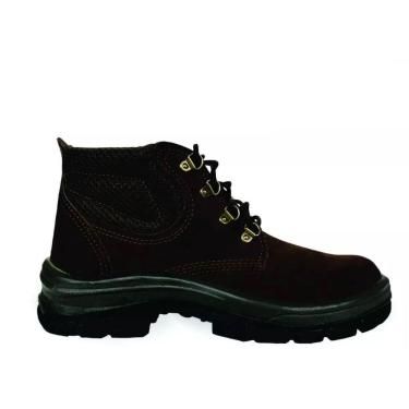 Imagem de Botina De Segurança Para Trabalho Nobuck Tp092 Preto Cartom