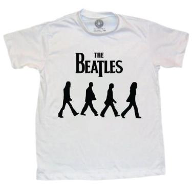 Imagem de Camiseta Infantil Beatles Abbey Road Branca
