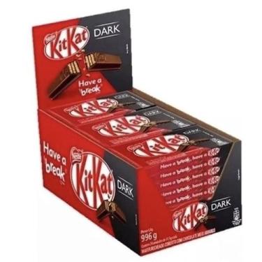 Imagem de Chocolate Kit Kat Dark 41,5G Caixa C/24Unid - 996G - Nestlé