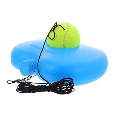 Imagem de CLISPEED 1 Conjunto Treinador De Tenis Kit De Treinamento De Tênis Prático Rebote De Tênis Adereço Esportivo Dispositivo De Treinamento De Tênis Auto Praticar Bola Areia Individual Plástico