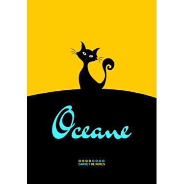 Imagem de Oceane - Carnet de notes: Cahier A5 avec prénom personnalisé Oceane | Cadeau d'anniversaire pour femme, maman, sœur | Couverture : chat | 120 pages lignée, Petit Format A5 (14.8 x 21 cm)
