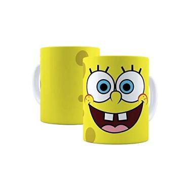 Imagem de Caneca Porcelana Bob Esponja Desenho Anos 90 Vintage