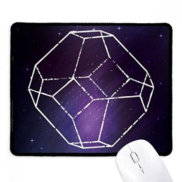 Imagem de Mousepad Crystal Universe Sky Fantasy Star Tapete de borracha para jogos