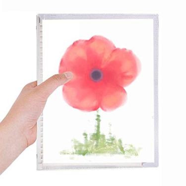 Imagem de Caderno de folhas soltas com estampa de milho vermelho e arte em aquarela