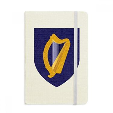 Imagem de Caderno com emblema nacional da Irlanda Europa, capa dura para diário clássico A5