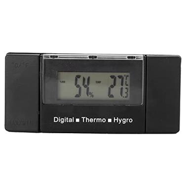 Imagem de Higrômetro digital, higrômetro para charutos de plástico durável protetor prático para acessórios de charutos para presentes