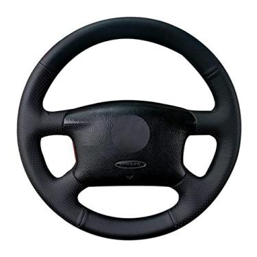 Imagem de MIVLA Revestimento de volante de carro trançado, adequado para VW Golf 4 MK4 1998-2004 Passat B5 1996-2005 Acessórios para carro