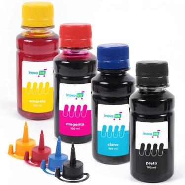 Imagem de Kit 4 Tintas Compatíveis Para L3250 75ml Inova Ink