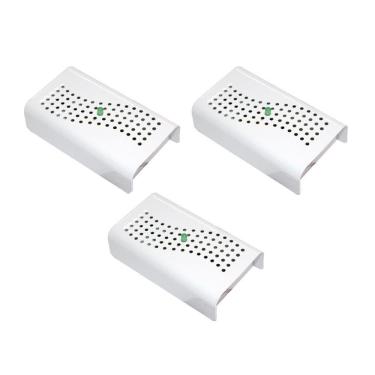 Imagem de  Anti Mofo Eletrônico R14 220V  Kit 3 unid. Branco Anti-Ácaro e Fungos Desumidificador Capte