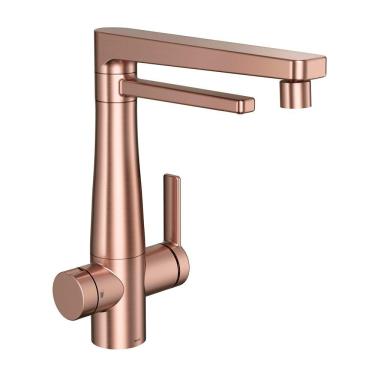 Imagem de Torneira Nova Docol Vitalis 1579369 com Filtro de Bancada Cobre Escovado