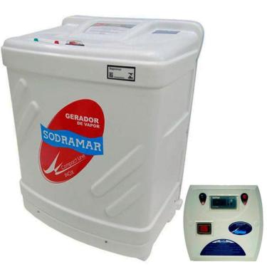 Imagem de SODRAMAR Gerador de Vapor Inox para Sauna 6,0Kw 220V Bifásico c/Quadro Digital