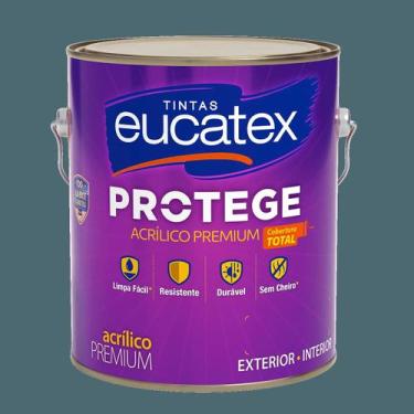 Imagem de Tinta Acrílica Fosco Protege Branco Premium Eucatex