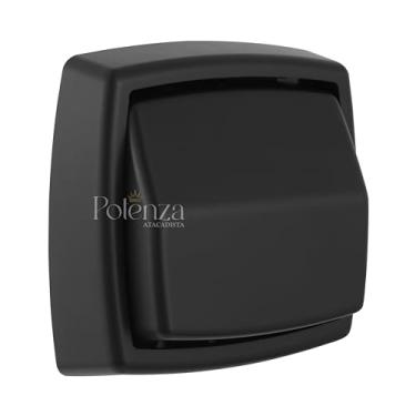 Imagem de Acabamento Para Válvula De Descarga Hydra Max Preto Fosco Potenza