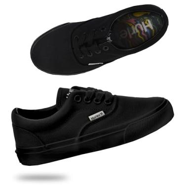 Imagem de Hurley Boys Girls Lace-Up Black Sneakers for Little Kid/Big Kid Youth Shoes