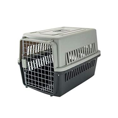 Imagem de Transportadora de viagem para animais de estimação com lados rígidos, Sky Kennel Dog Airline Crate grande, maleta de transporte para cães Gaiola para animais de estimação para cães e gatos, mala de pl