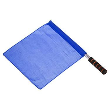 Imagem de PATIKIL Bandeira de árbitro, cabo de esponja de poste de aço inoxidável para futebol futebol atletismo e campo esportes linesman comando sinal manual, azul