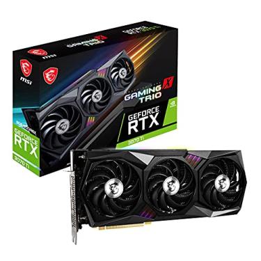 Imagem de MSI Placa gráfica Gaming GeForce RTX 3070 Ti 8GB GDRR6X 256 bits HDMI/DP Nvlink Torx Fan 3 Ampere Architecture OC (RTX 3070 Ti Gaming X Trio 8G)