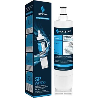 Imagem de SpiroPure Filtro de água de geladeira com certificação SP-WP500 NSF para 4396508, EDR5RXD1, 9010, 9085, filtro 5, 4396510 (pacote com 1)