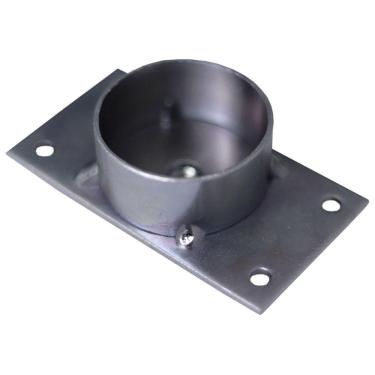 Imagem de Chapinha Chapa Reta Com Tubo Fixação Pés Palito Rosca